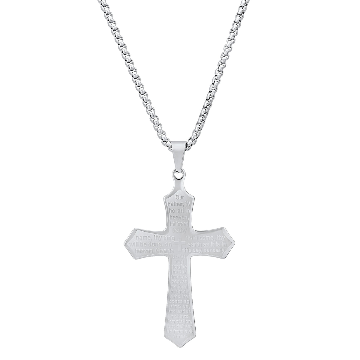 Lords Prayer Faith Jewelry Set for Men
