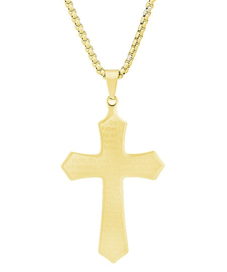 Lords Prayer Faith Jewelry Set for Men