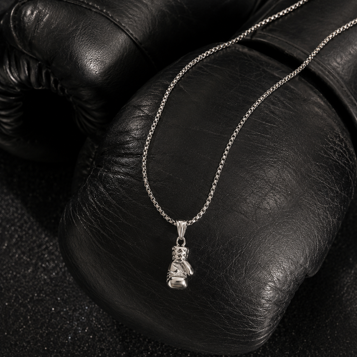 Boxing Glove Pendant Necklace