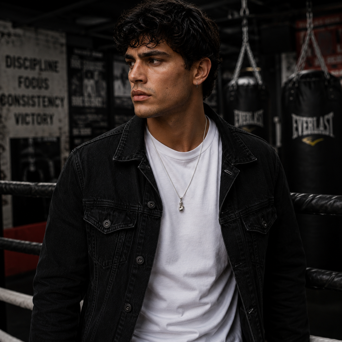 Boxing Glove Pendant Necklace