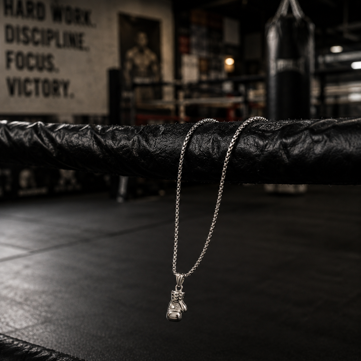 Boxing Glove Pendant Necklace
