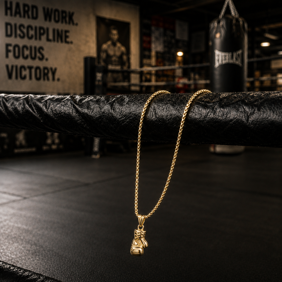 Boxing Glove Pendant Necklace
