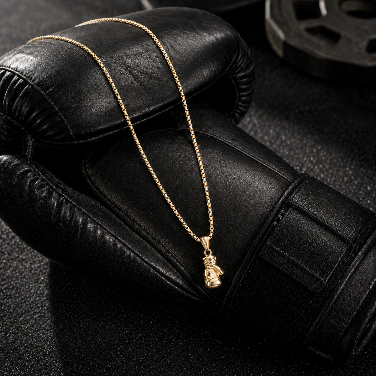 Boxing Glove Pendant Necklace