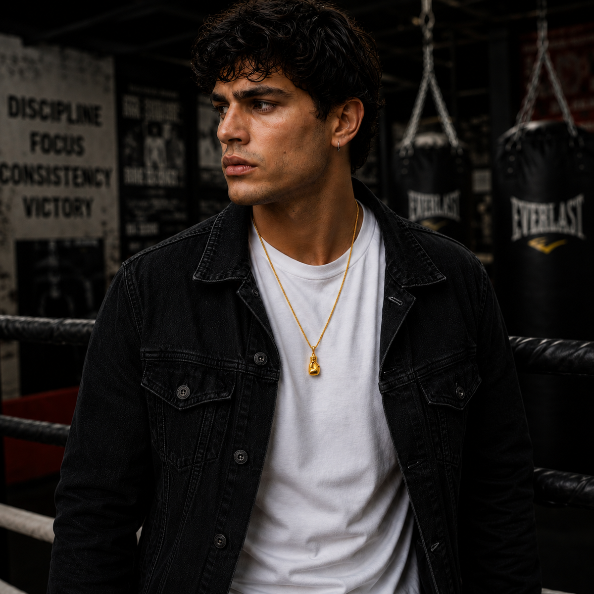Boxing Glove Pendant Necklace