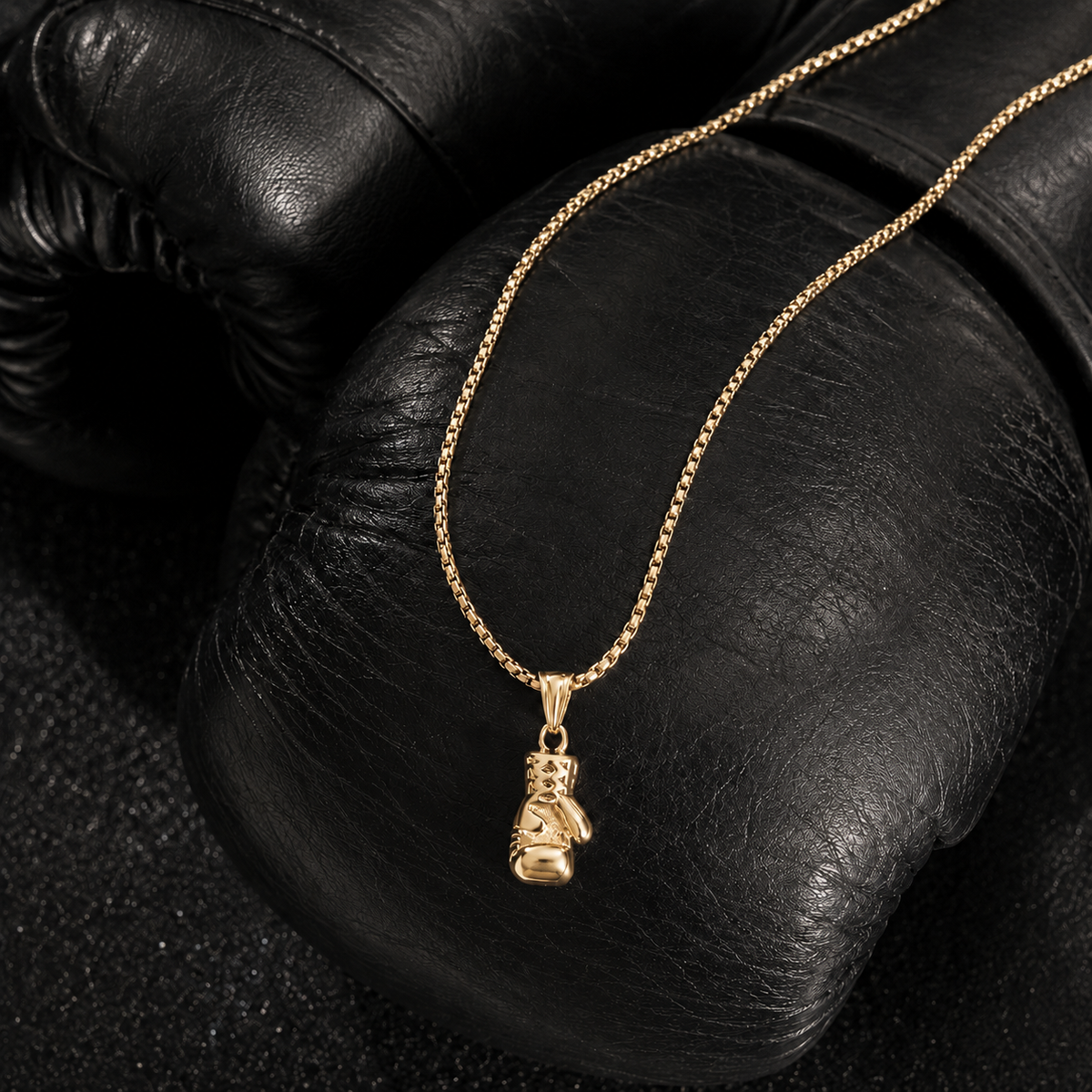 Boxing Glove Pendant Necklace
