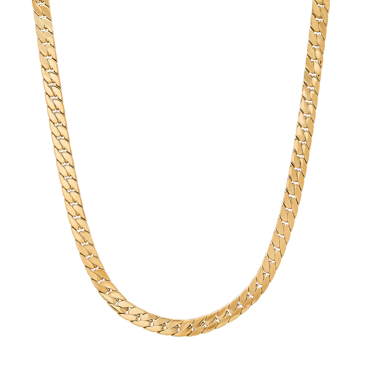 Gold Plated Cuban Chain Necklace