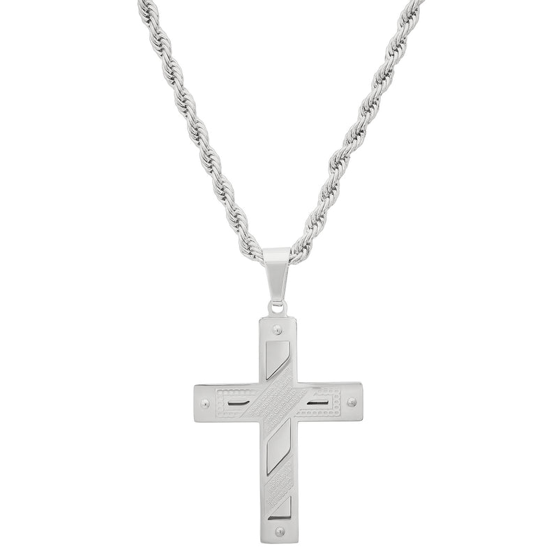 Polished Cross Pendant Necklace