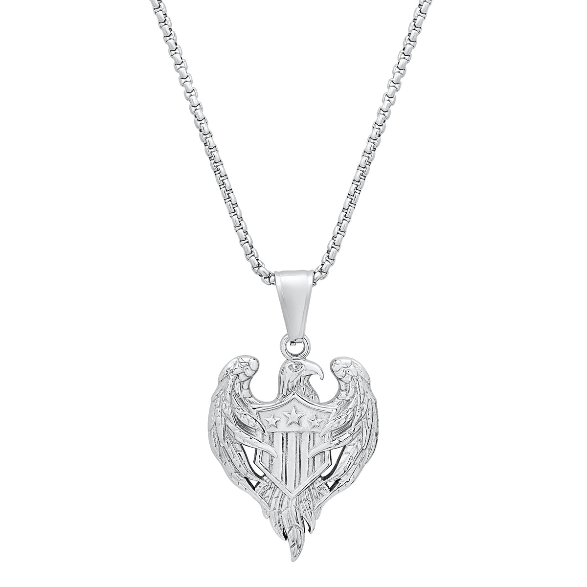 Eagle Crest Pendant Necklace