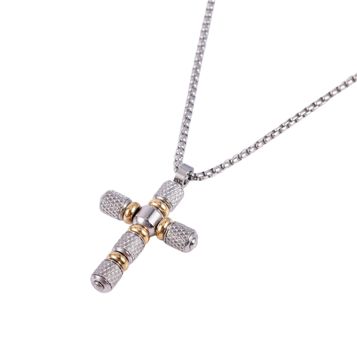 Cross Barrel Necklace