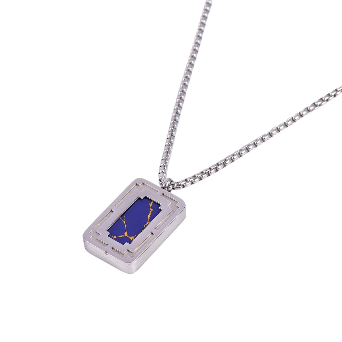 Lapis Frame Pendant
