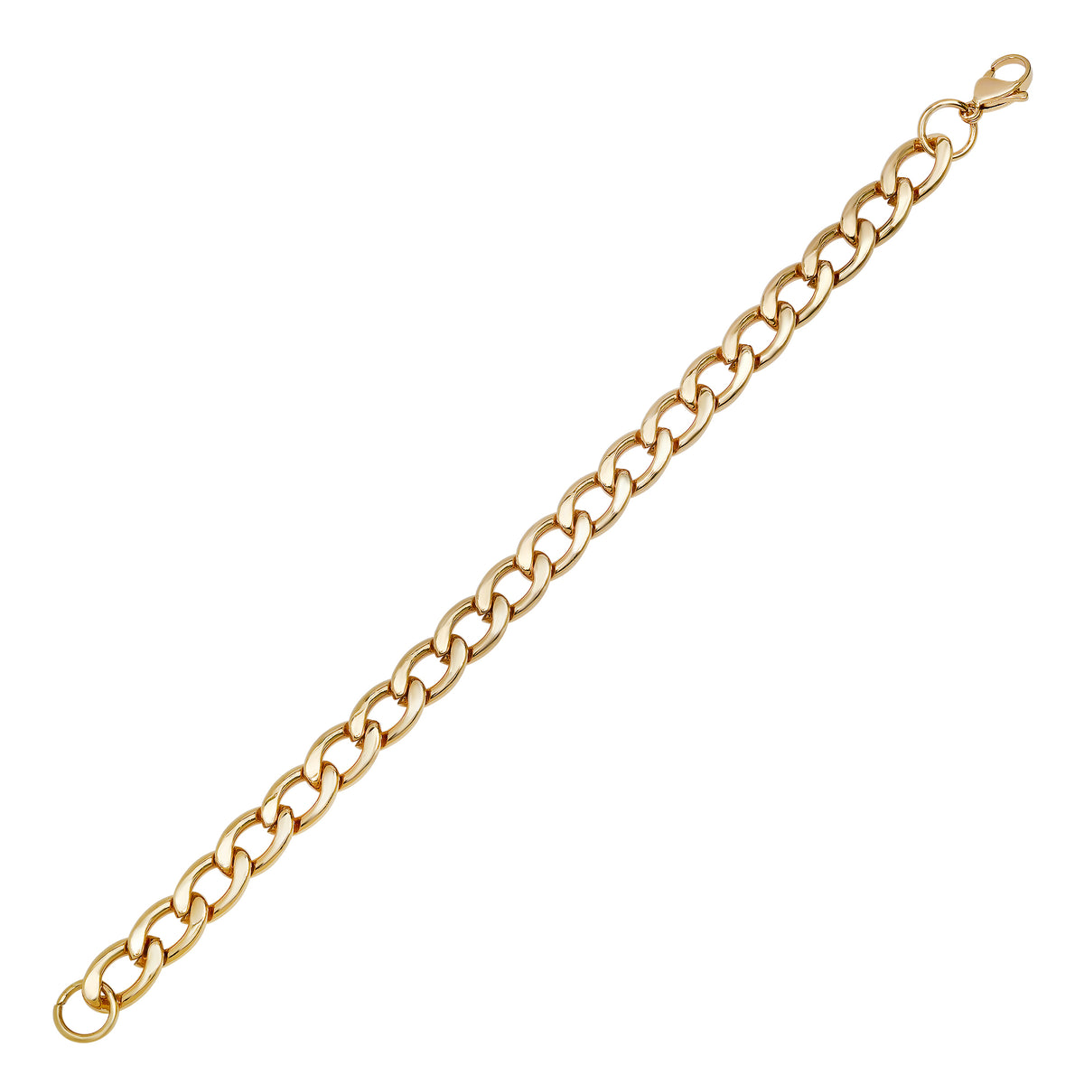 Gold Plated Curb Chain Bracelet
