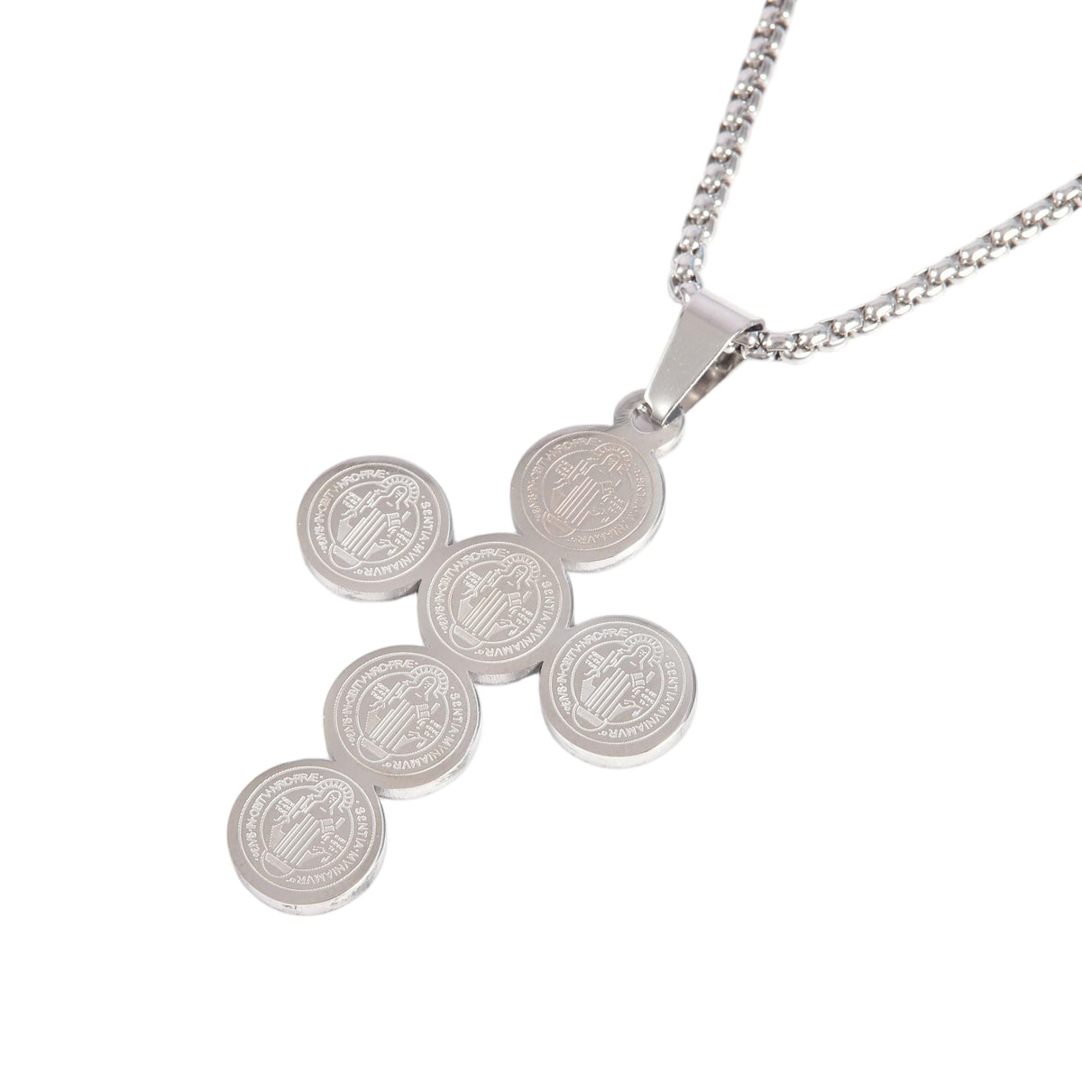 Holy Coin Cross Pendant