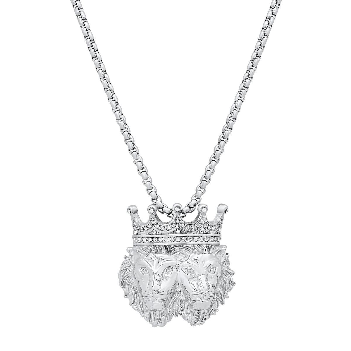 Double King Lion Pendant