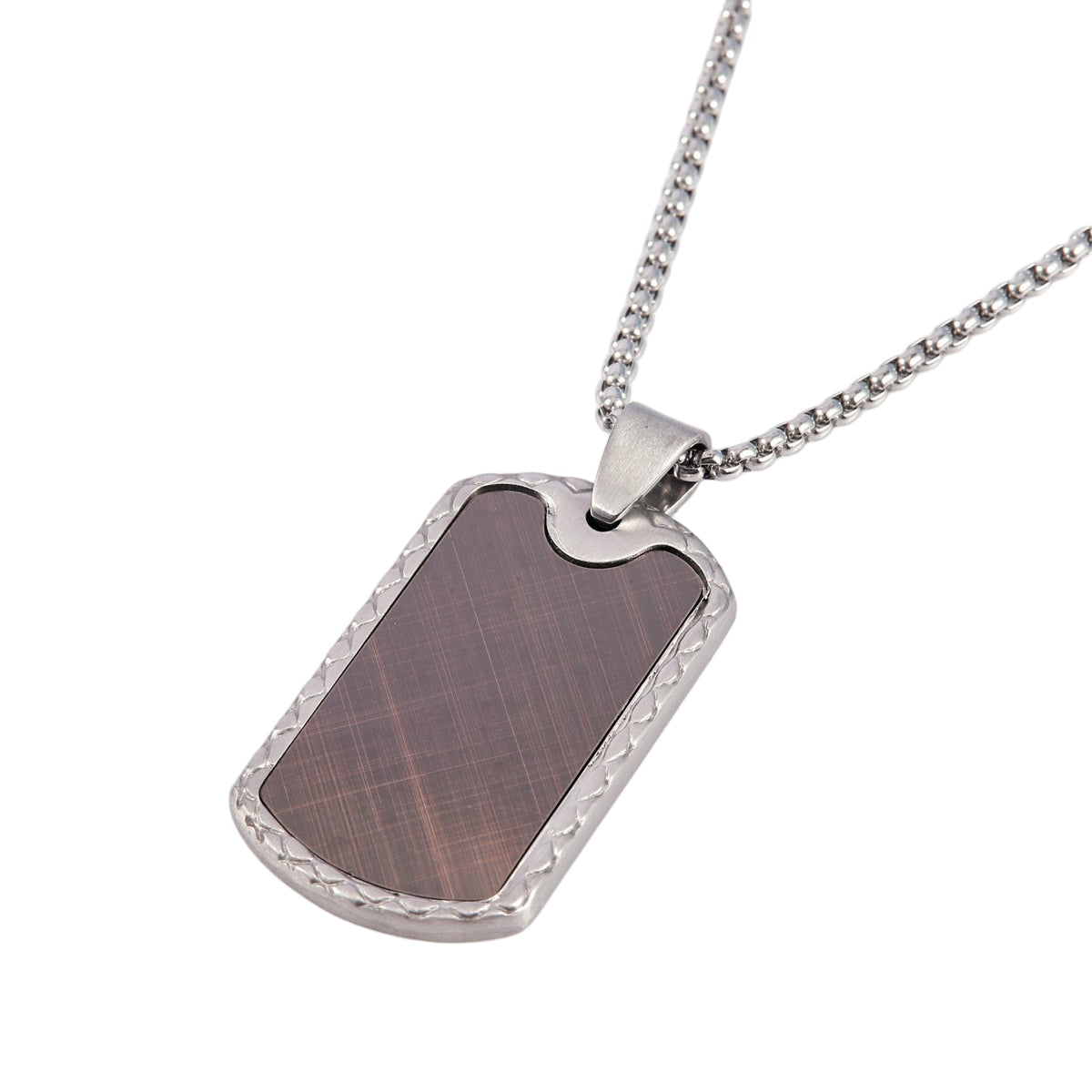 Brown Stone Dogtag