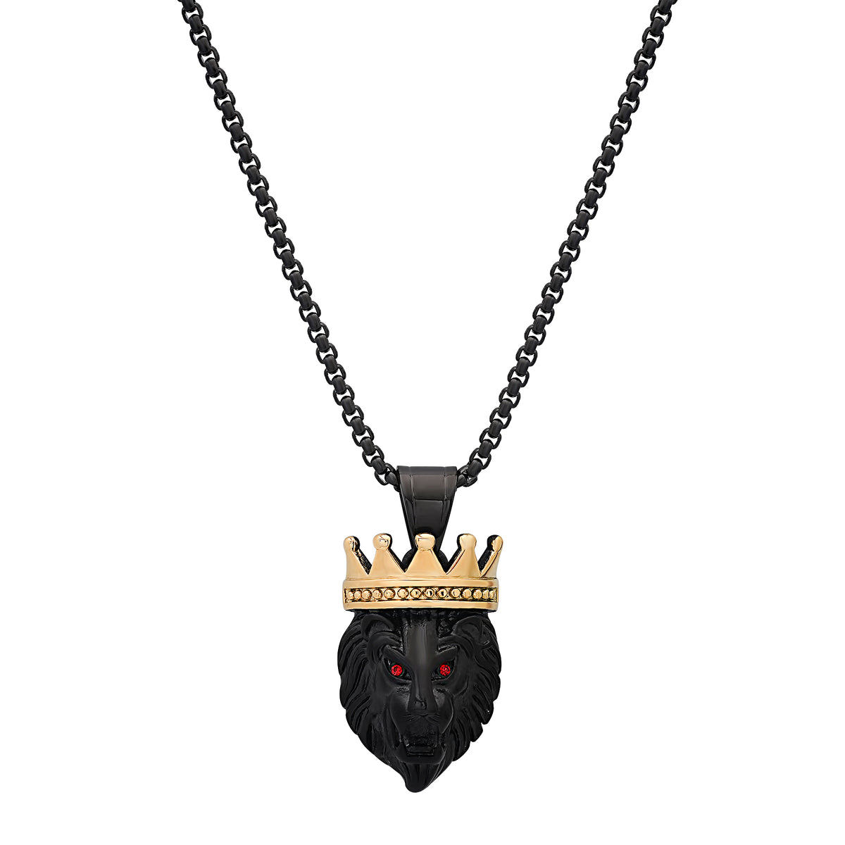 Black King Lion Pendant