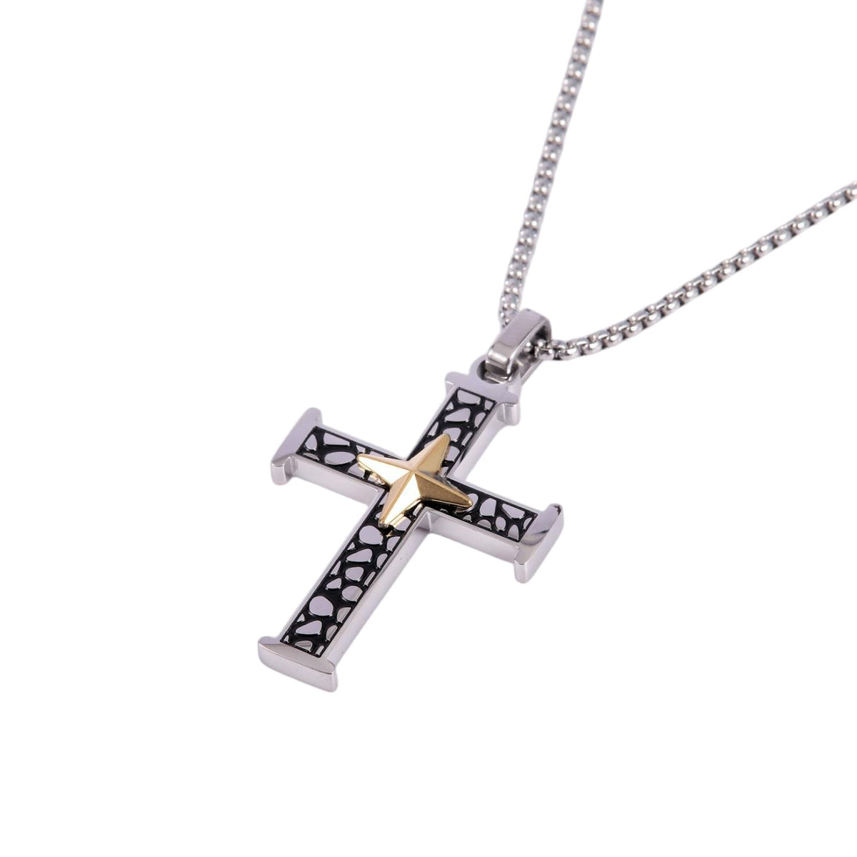 Starred Cross Pendant
