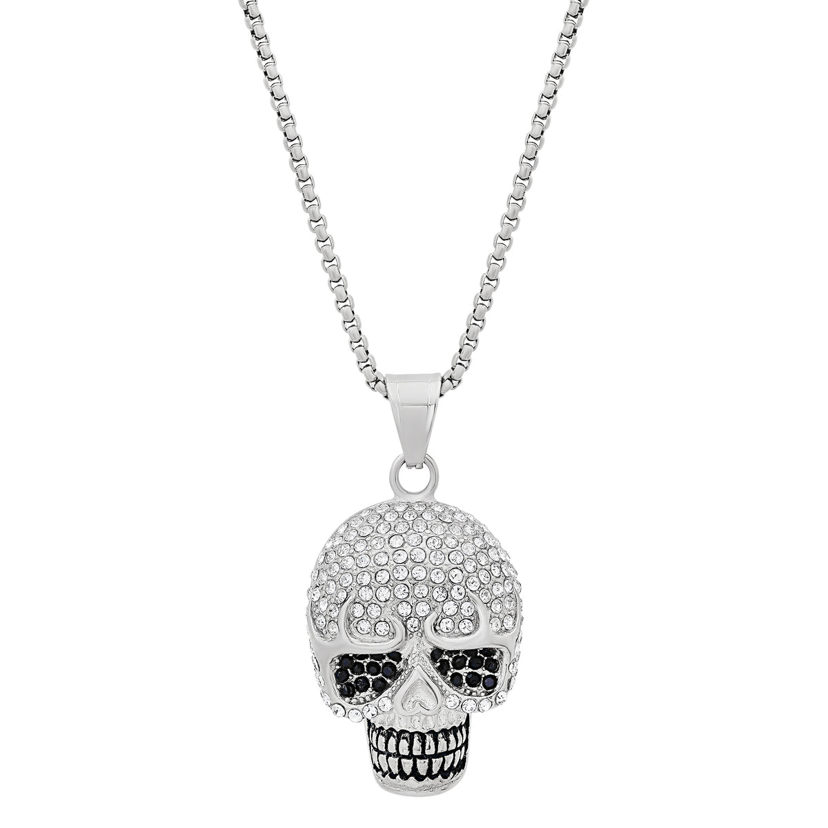 Iced Skull Pendant