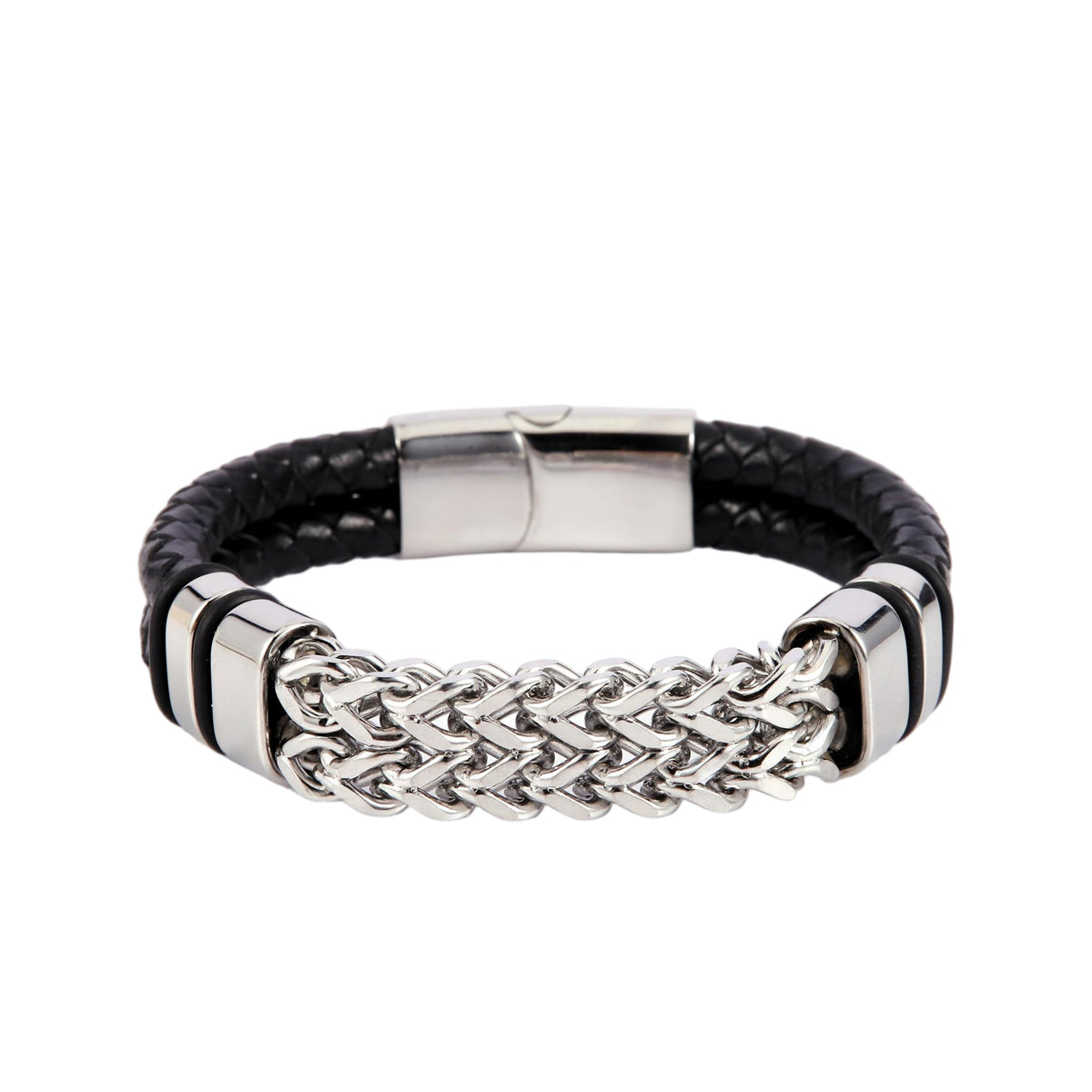 Mixed Rope and Double Franco Chain Bracelet
